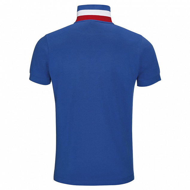 Рубашка поло мужская Patriot 200, ярко-синяя с логотипом в Балашихе заказать по выгодной цене в кибермаркете AvroraStore
