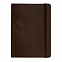 Ежедневник недатированный Boomer, А5,  темно-коричневый, кремовый блок, без обреза с логотипом в Балашихе заказать по выгодной цене в кибермаркете AvroraStore