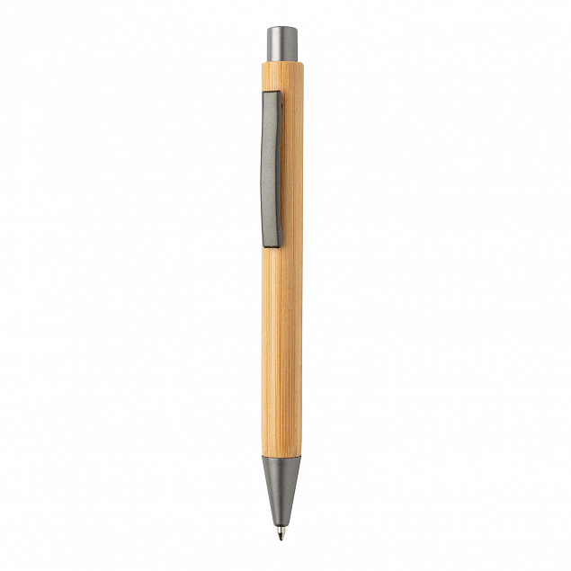 Тонкая бамбуковая ручка с логотипом в Балашихе заказать по выгодной цене в кибермаркете AvroraStore