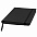 Ежедневник недатированный Shady, А5,  черный, кремовый блок, черный обрез с логотипом в Балашихе заказать по выгодной цене в кибермаркете AvroraStore