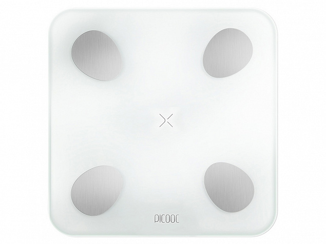 Умные диагностические весы Picooc Mini Lite White (6924917717339), белый с логотипом в Балашихе заказать по выгодной цене в кибермаркете AvroraStore