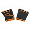 Перчатки для фитнеса "Рекорд", черный/оранжевый, размер M с логотипом в Балашихе заказать по выгодной цене в кибермаркете AvroraStore