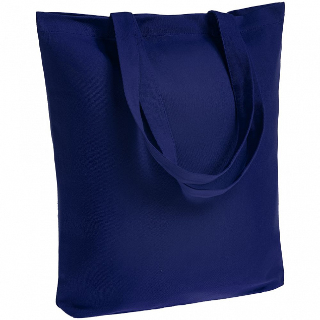 Холщовая сумка Avoska, темно-синяя (navy) с логотипом в Балашихе заказать по выгодной цене в кибермаркете AvroraStore