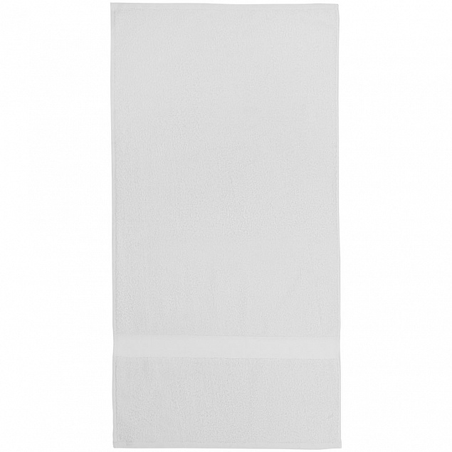 Полотенце Soft Me Light, большое, белое с логотипом в Балашихе заказать по выгодной цене в кибермаркете AvroraStore