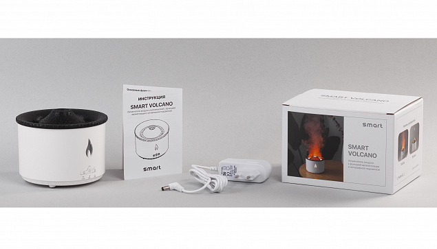 Увлажнитель воздуха "Smart Volcano" с функцией ароматерапии и интерьерной подсветкой-вулкан с логотипом в Балашихе заказать по выгодной цене в кибермаркете AvroraStore