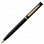 Ручка шариковая Euro Gold, черная с логотипом в Балашихе заказать по выгодной цене в кибермаркете AvroraStore