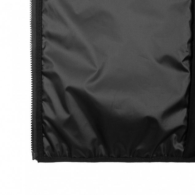 Жилет Orkney с капюшоном, черный с логотипом в Балашихе заказать по выгодной цене в кибермаркете AvroraStore