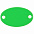 Шильдик металлический Alfa Oval, зеленый неон с логотипом в Балашихе заказать по выгодной цене в кибермаркете AvroraStore