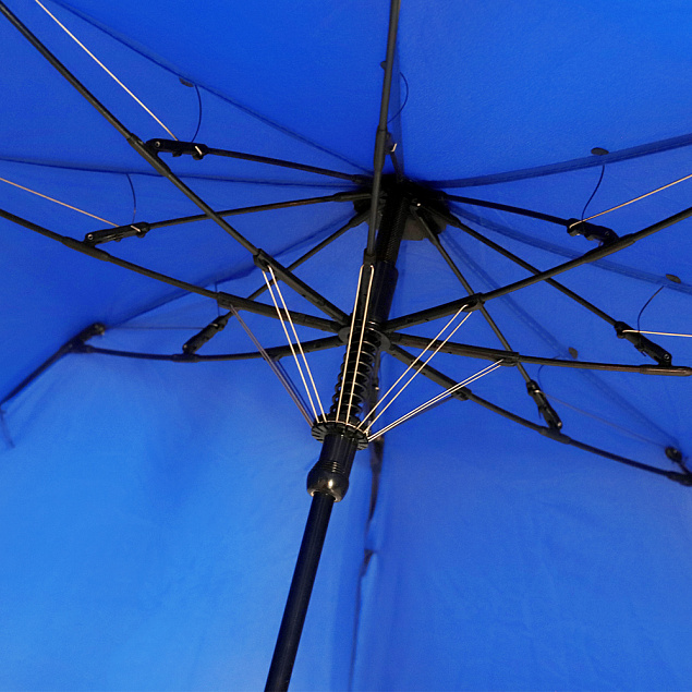 Зонт Глиссер - Синий HH с логотипом в Балашихе заказать по выгодной цене в кибермаркете AvroraStore