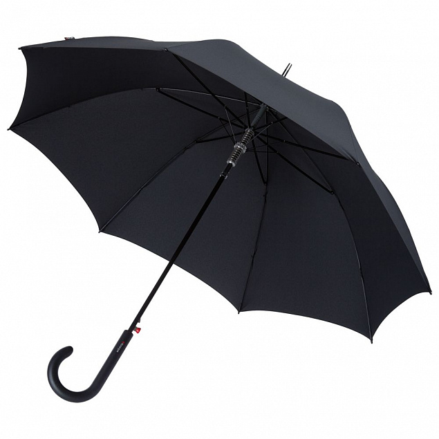 Зонт-трость T.703, черный с логотипом в Балашихе заказать по выгодной цене в кибермаркете AvroraStore