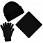 Шапка Urban Flow, черная с логотипом в Балашихе заказать по выгодной цене в кибермаркете AvroraStore