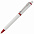 Ручка шариковая Raja, красная с логотипом в Балашихе заказать по выгодной цене в кибермаркете AvroraStore