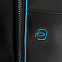 Сумка с отделением для ноутбука Piquadro Blue Square, черная с логотипом в Балашихе заказать по выгодной цене в кибермаркете AvroraStore