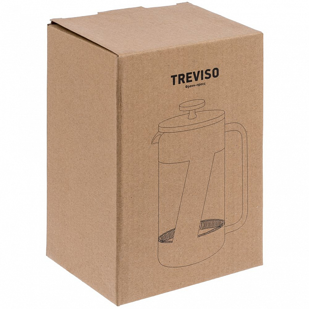 Френч-пресс Treviso с логотипом в Балашихе заказать по выгодной цене в кибермаркете AvroraStore