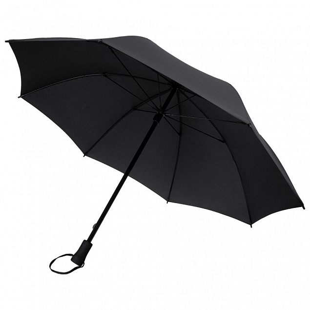 Зонт-трость Hogg Trek, черный с логотипом в Балашихе заказать по выгодной цене в кибермаркете AvroraStore