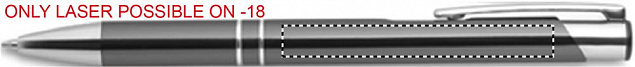 Ручка шариковая с черными черни с логотипом в Балашихе заказать по выгодной цене в кибермаркете AvroraStore