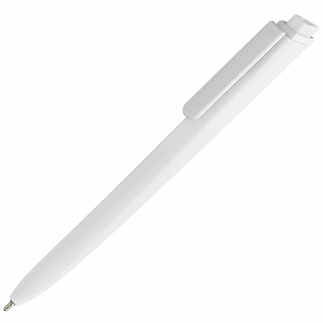 Ручка шариковая Pigra P02 Mat, белая с логотипом в Балашихе заказать по выгодной цене в кибермаркете AvroraStore