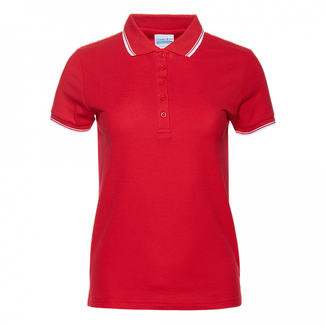 Рубашка поло Рубашка 04BK Красный с логотипом в Балашихе заказать по выгодной цене в кибермаркете AvroraStore