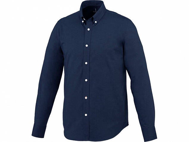Рубашка с длинными рукавами Vaillant, темно-синий с логотипом в Балашихе заказать по выгодной цене в кибермаркете AvroraStore