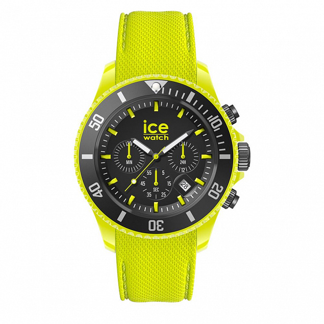 Часы наручные ICE chrono-Neon,желтый с логотипом в Балашихе заказать по выгодной цене в кибермаркете AvroraStore