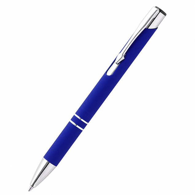 Ручка металлическая Molly - Темно-синий XX с логотипом в Балашихе заказать по выгодной цене в кибермаркете AvroraStore