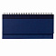 Планинг VELVET, датированный (2022 г.), синий с логотипом в Балашихе заказать по выгодной цене в кибермаркете AvroraStore