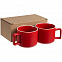 Коробка Couple Cup под 2 кружки, малая, крафт с логотипом в Балашихе заказать по выгодной цене в кибермаркете AvroraStore