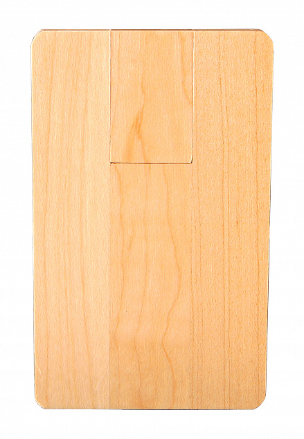 Деревянная флешка 32 ГБ в формате карты с логотипом в Балашихе заказать по выгодной цене в кибермаркете AvroraStore