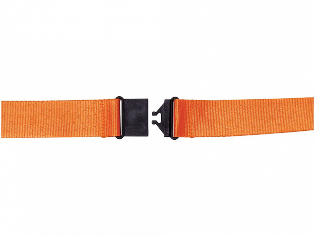 Шнурок Yogi со съемным креплением, оранжевый с логотипом в Балашихе заказать по выгодной цене в кибермаркете AvroraStore