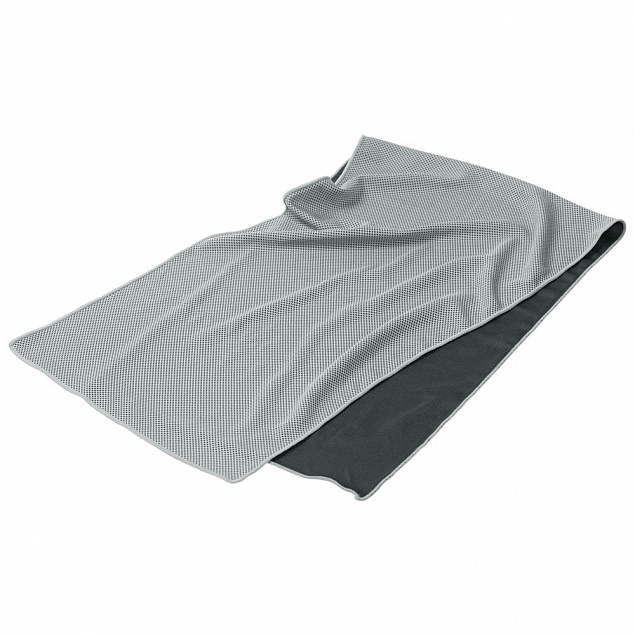 Охлаждающее полотенце Weddell, серое с логотипом в Балашихе заказать по выгодной цене в кибермаркете AvroraStore