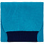 Шарф Snappy, бирюзовый с синим с логотипом в Балашихе заказать по выгодной цене в кибермаркете AvroraStore