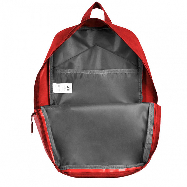 Рюкзак Eclat, красный/серый, 43 x 31 x 10 см, 100% полиэстер 600D с логотипом в Балашихе заказать по выгодной цене в кибермаркете AvroraStore