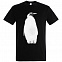 Футболка мужская Like a Penguin, черная с логотипом в Балашихе заказать по выгодной цене в кибермаркете AvroraStore