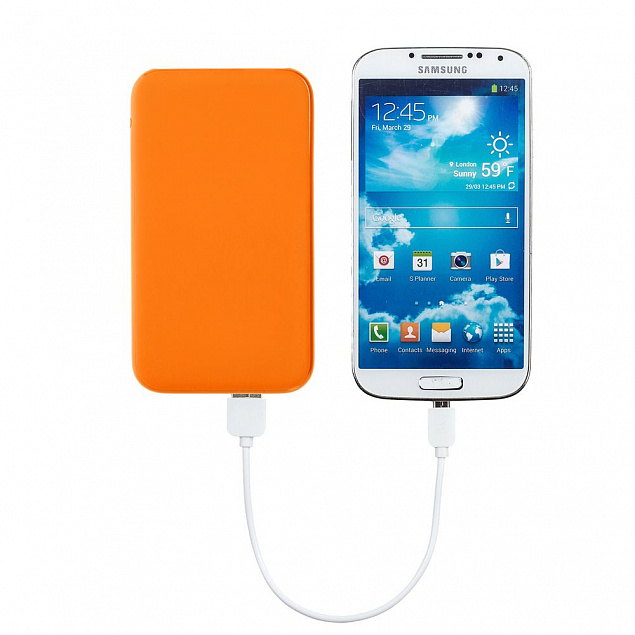 Внешний аккумулятор Uniscend Half Day Compact 5000 мAч, оранжевый с логотипом в Балашихе заказать по выгодной цене в кибермаркете AvroraStore