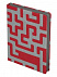 Ежедневник Labyrinth, недатированный, красный с логотипом в Балашихе заказать по выгодной цене в кибермаркете AvroraStore