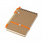 Блокнот с ручкой "Papyrus", оранжевый с логотипом в Балашихе заказать по выгодной цене в кибермаркете AvroraStore