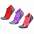 Набор из 3 пар спортивных женских носков Monterno Sport, синий, голубой и белый с логотипом в Балашихе заказать по выгодной цене в кибермаркете AvroraStore