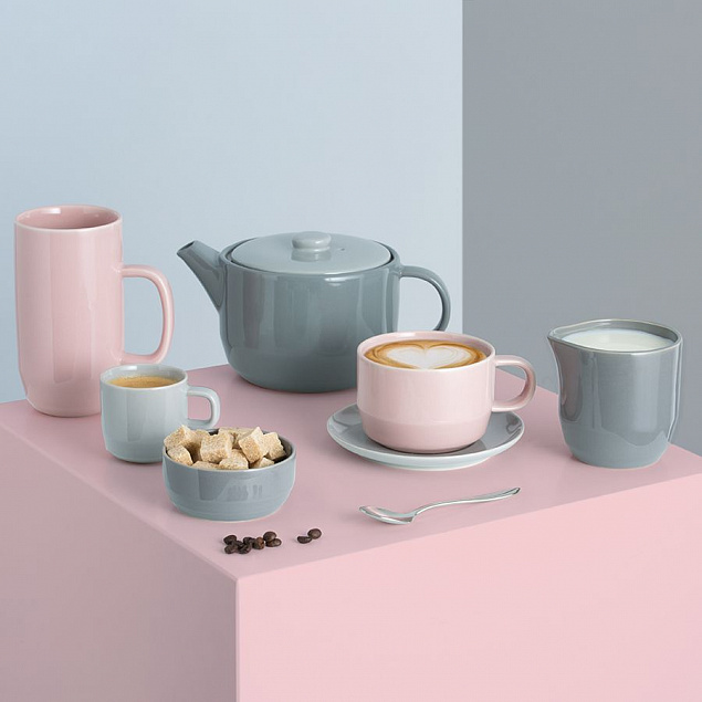 Чашка для капучино Cafe Concept, розовая с логотипом в Балашихе заказать по выгодной цене в кибермаркете AvroraStore