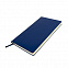 Бизнес-блокнот SMARTI, A5, синий, мягкая обложка, в клетку с логотипом в Балашихе заказать по выгодной цене в кибермаркете AvroraStore