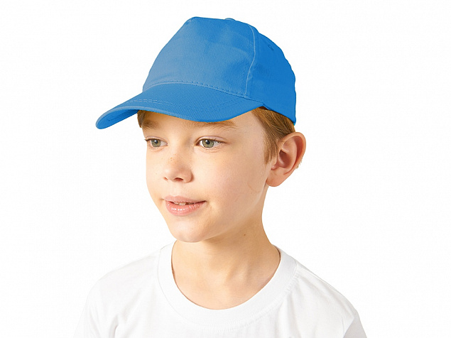 Бейсболка Memphis детская, голубой с логотипом в Балашихе заказать по выгодной цене в кибермаркете AvroraStore