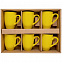 Набор кружек Good Morning c покрытием софт-тач, желтый с логотипом в Балашихе заказать по выгодной цене в кибермаркете AvroraStore