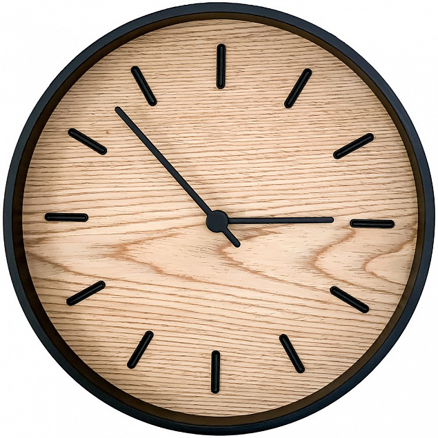 Часы настенные Kiko, дуб с логотипом в Балашихе заказать по выгодной цене в кибермаркете AvroraStore