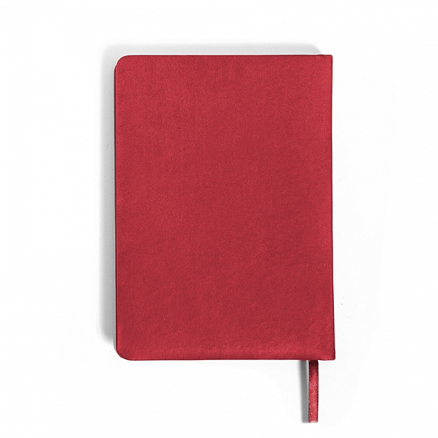 Ежедневник недатированный Duncan, А5,  красный, белый блок с логотипом в Балашихе заказать по выгодной цене в кибермаркете AvroraStore