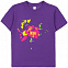Футболка детская «Пятно Maker», фиолетовая с логотипом в Балашихе заказать по выгодной цене в кибермаркете AvroraStore