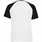 Футболка мужская T-bolka Bicolor, белая с черным с логотипом в Балашихе заказать по выгодной цене в кибермаркете AvroraStore