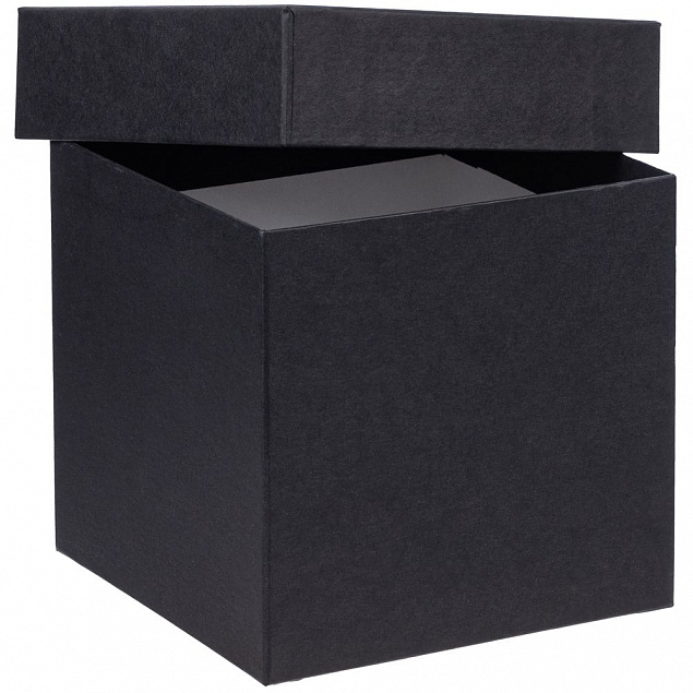 Коробка Cube S, черная с логотипом в Балашихе заказать по выгодной цене в кибермаркете AvroraStore