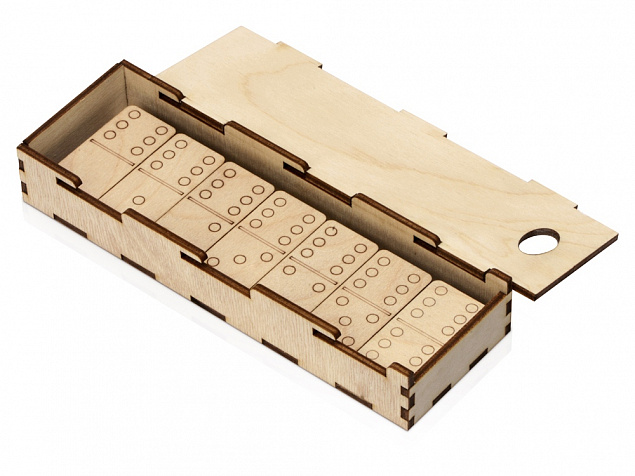 Деревянная игра Домино (сувениры повседневные) с логотипом в Балашихе заказать по выгодной цене в кибермаркете AvroraStore