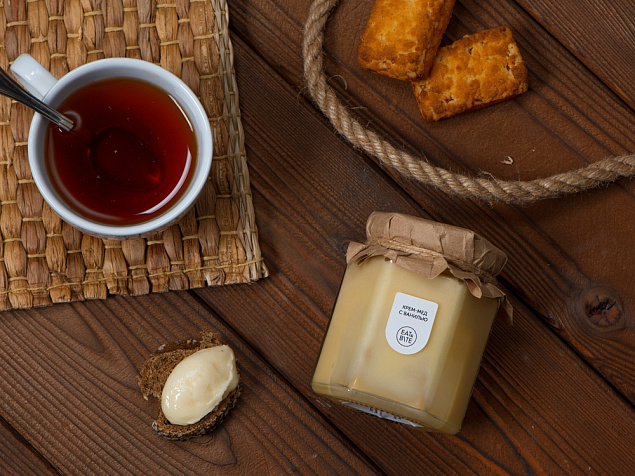Крем-мёд с ванилью с логотипом в Балашихе заказать по выгодной цене в кибермаркете AvroraStore