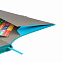 Ежедневник Portobello Trend, In Velour, недатированный, бирюзовый с логотипом в Балашихе заказать по выгодной цене в кибермаркете AvroraStore