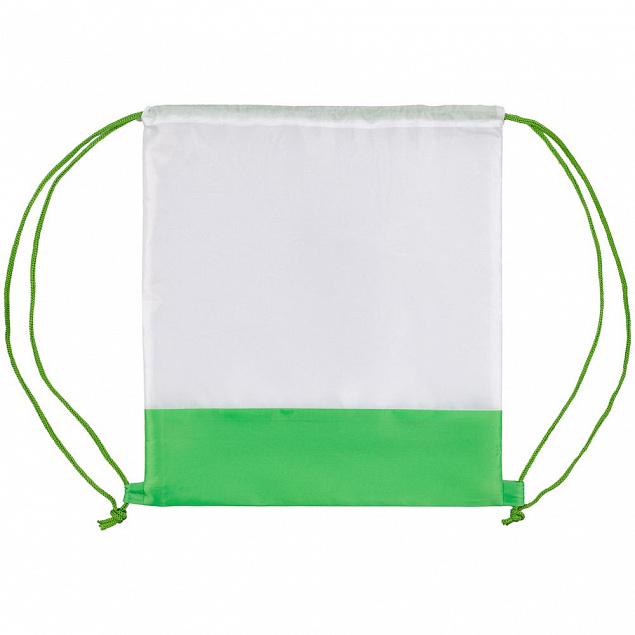 Рюкзак детский Classna, белый с зеленым с логотипом в Балашихе заказать по выгодной цене в кибермаркете AvroraStore